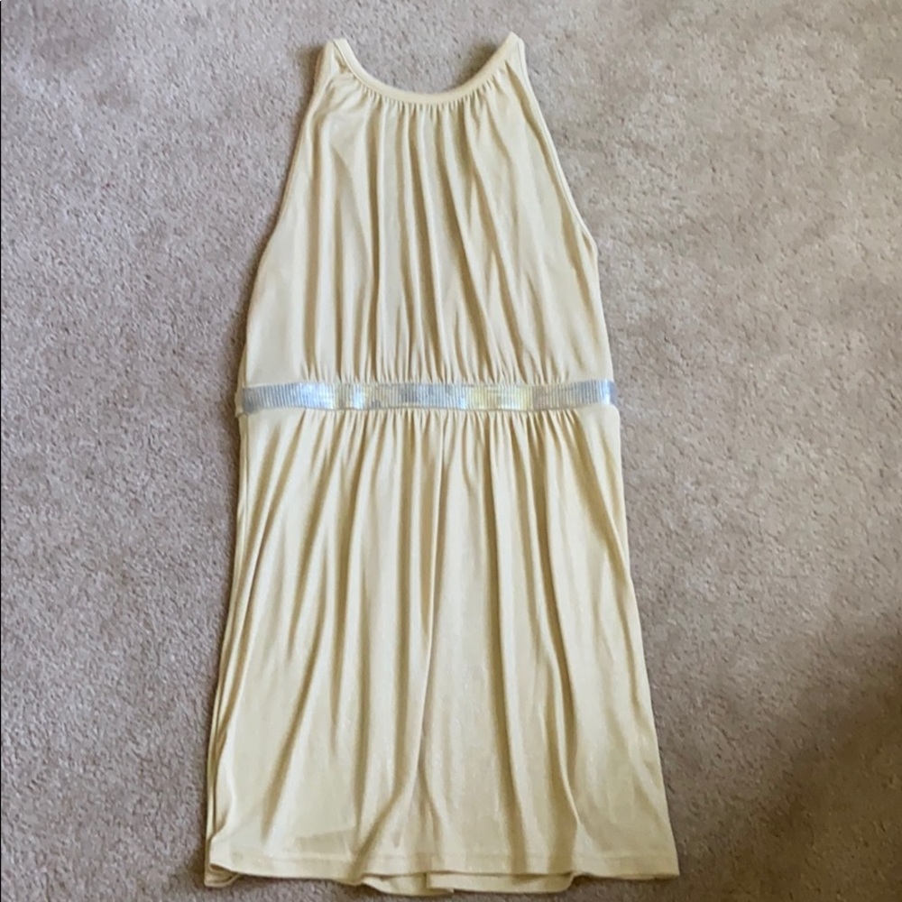 Forever 21 gold dress